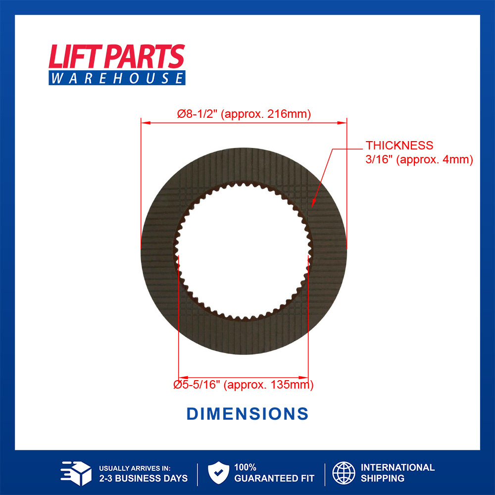 D141112 Friction Disc for Doosan - Lift Parts Warehouse